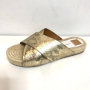 Women’s Dolce Vita Gold Metallic Sandals Size 8.5